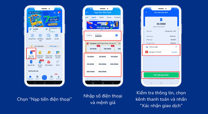 cách chuyển tiền điện thoại cho người khác