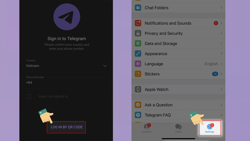 Cách đăng nhập và tạo tài khoản Telegram không cần số điện thoại