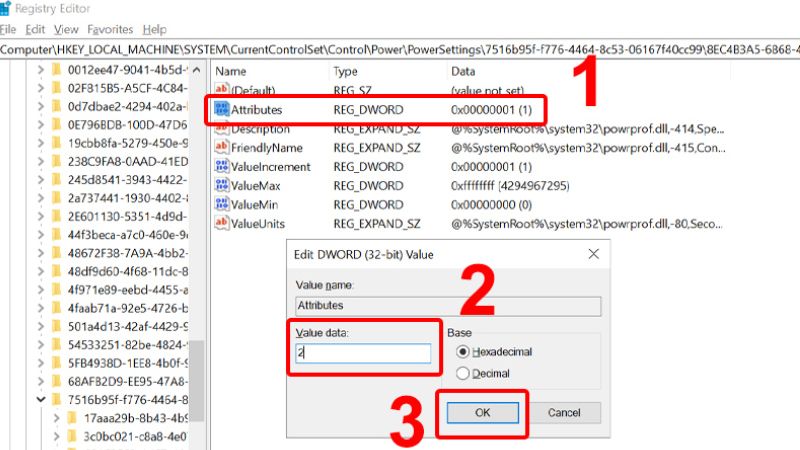 nhập mã lệnh ở trên