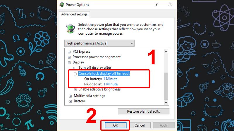 cách để laptop không tắt màn hình win 11