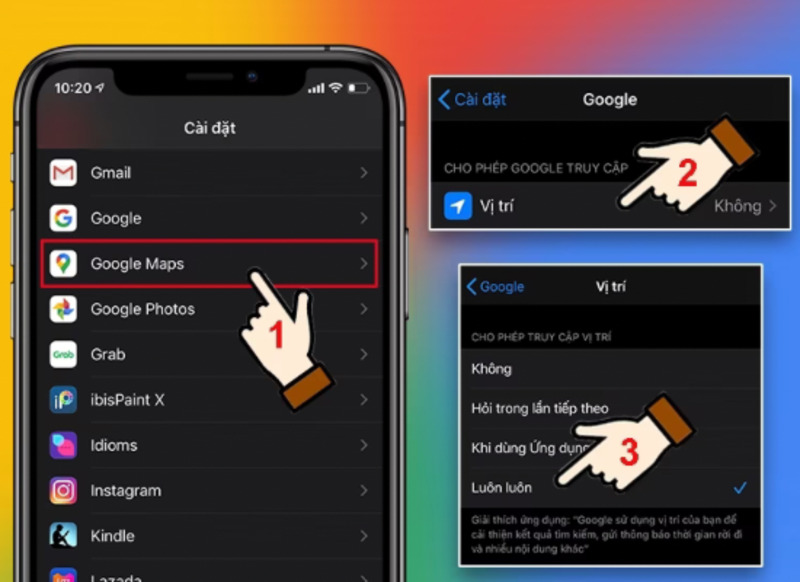 cách định vị điện thoại chồng qua Google Map