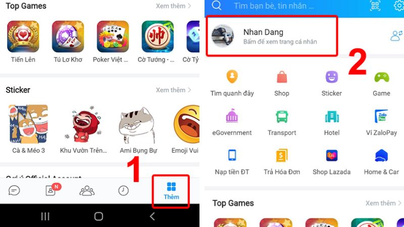 cách đổi ảnh đại diện trên zalo không ai biết
