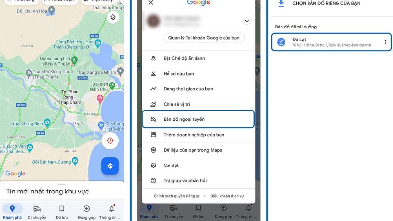 cách dùng google map