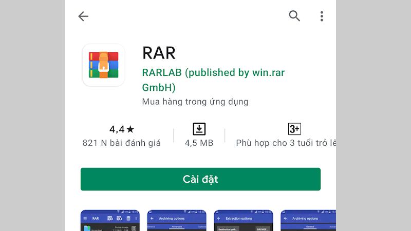 tải ứng dụng rar