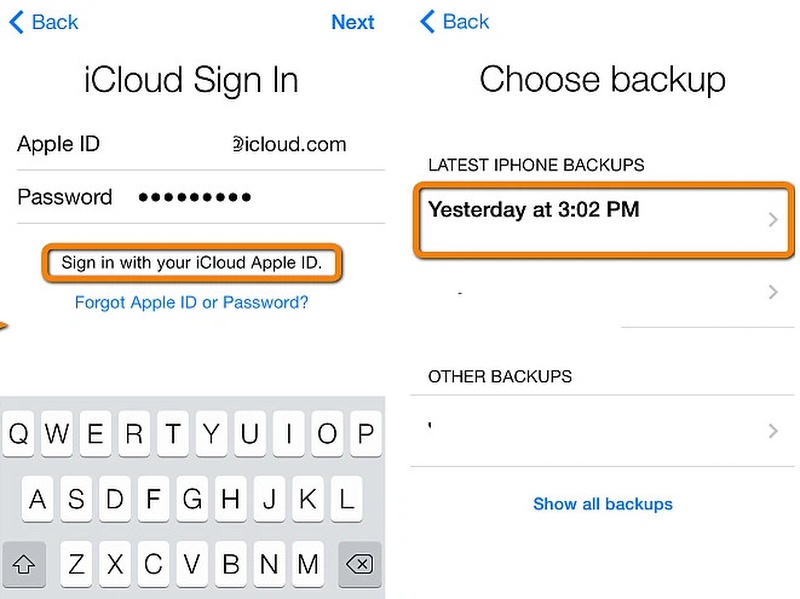 Các cách khôi phục dữ liệu khi reset điện thoại iPhone bằng iCloud 3