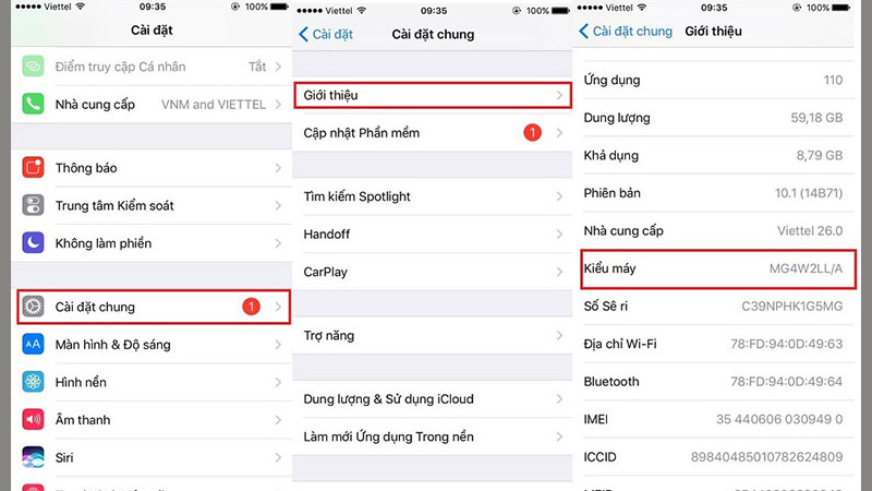 cách kiểm tra iPhone mới mua