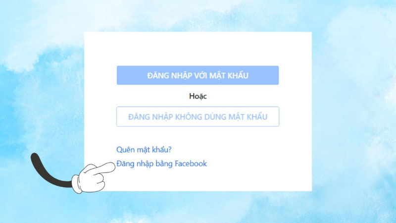 cách lấy lại mật khẩu Zalo qua Facebook