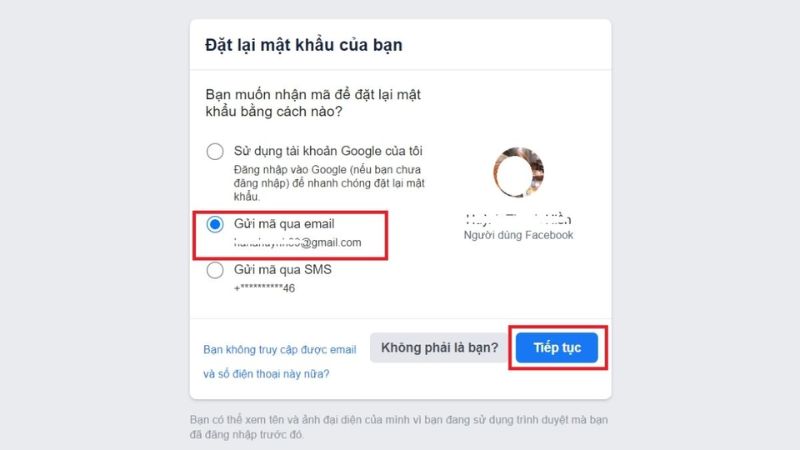 cách lấy lại mật khẩu facebook bằng messenger