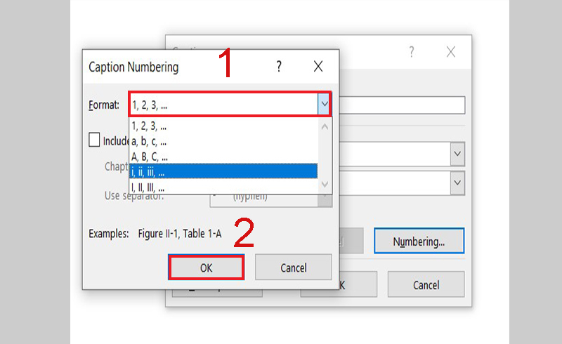 cách tạo mục lục hình ảnh trong Word