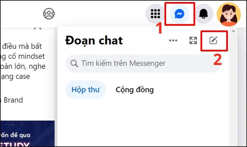cách tạo nhóm chat cộng đồng trên Facebook