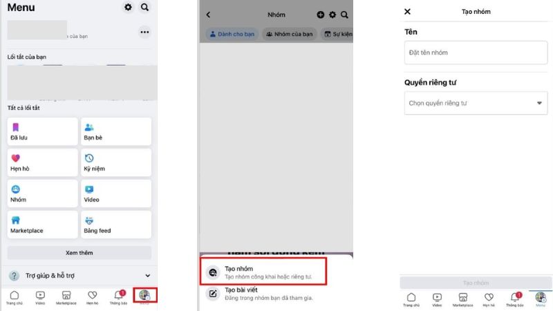 cách tạo nhóm trên facebook nhiều thành viên