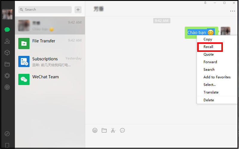 cách tạo nhóm trên wechat
