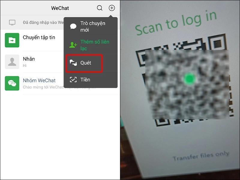cách tạo nhóm trên wechat