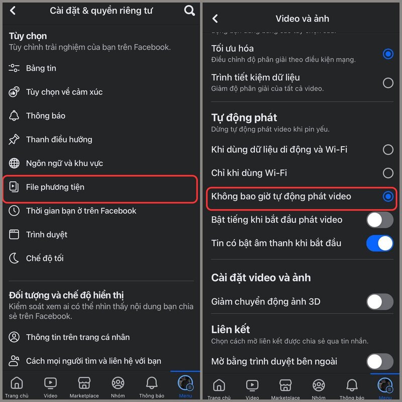 Cách tắt Reels tự động trên Facebook của bạn