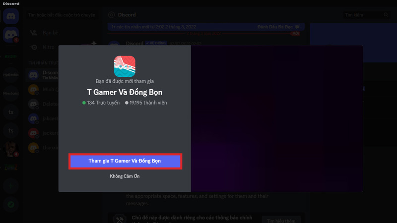cách vào server discord blox fruit