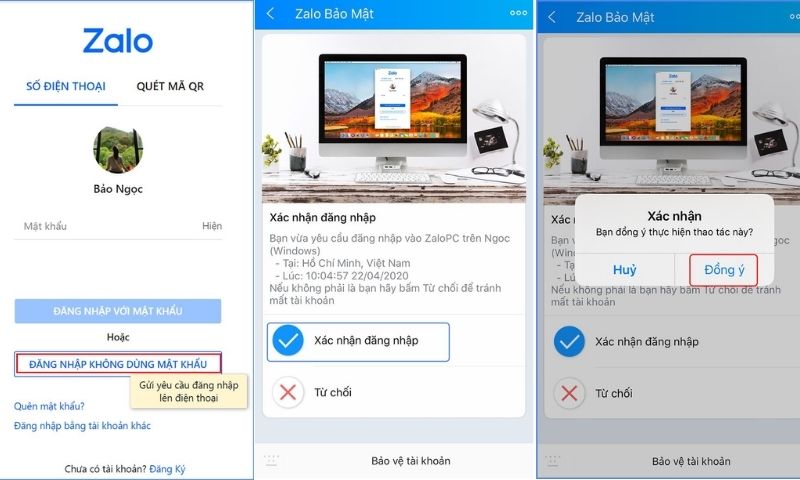 cách đăng nhập zalo không cần mã xác nhận