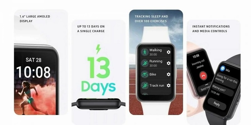 Galaxy Fit 3 được trang bị viên pin dung lượng 208 mAh