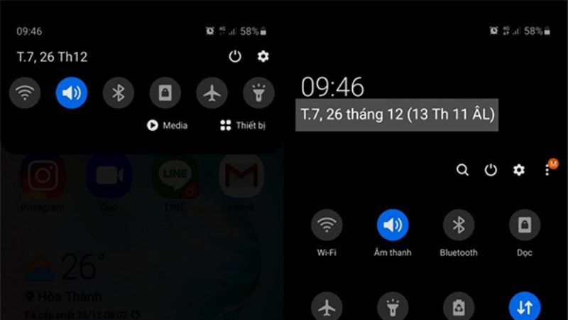 hiển thị lịch âm trên màn hình khóa xiaomi
