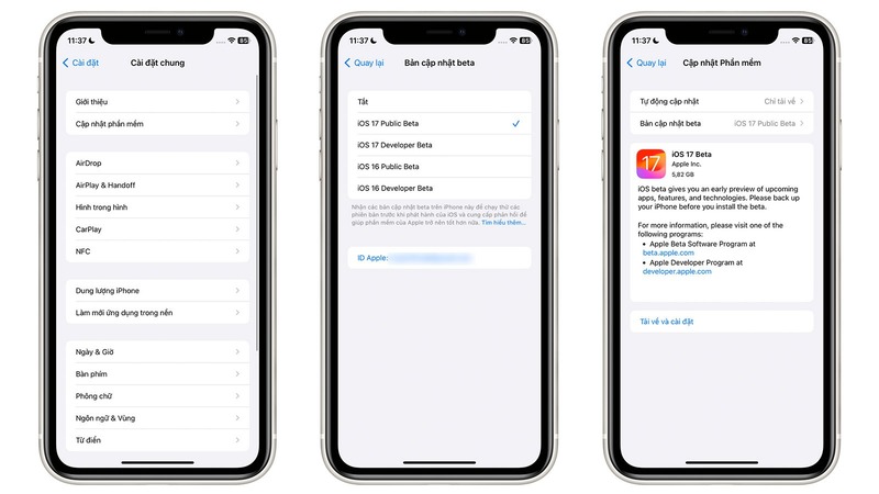 Cách cài đặt iOS 17.5 beta