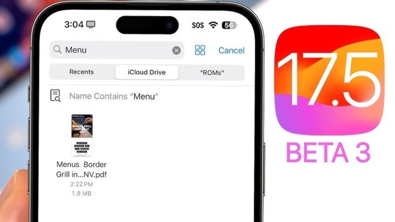 iOS 17.5 beta 3