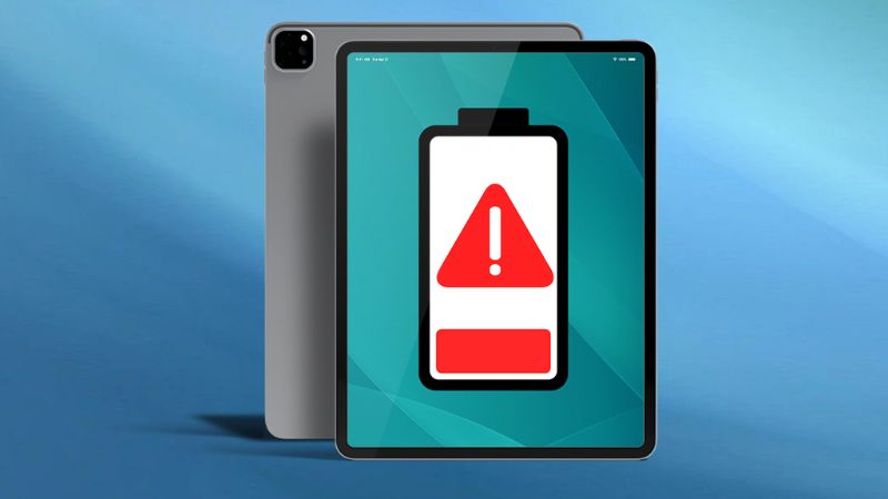 nguyên nhân ipad tụt pin