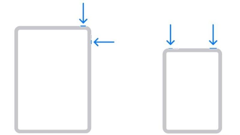 khởi động lại ipad