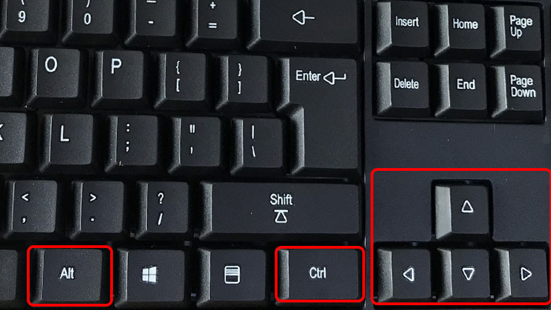 Cách khắc phục màn hình laptop bị xoay ngang bằng tổ hợp phím