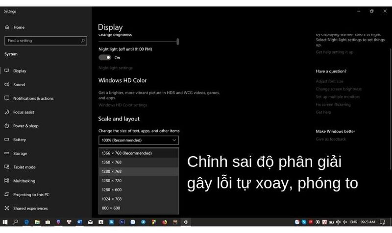 Hướng dẫn cách sửa lỗi thu nhỏ màn hình