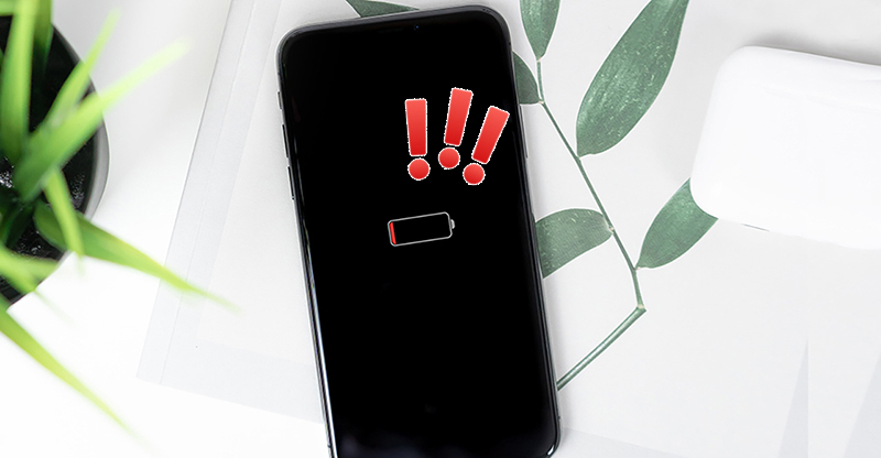 mới thay pin mà pin tụt nhanh