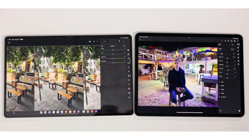 hiệu năng ipad hay samsung tab