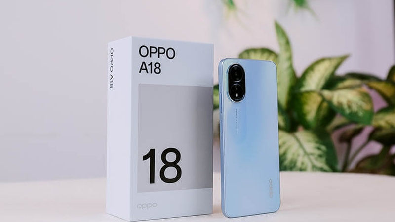 Oppo A18 – Điện thoại Oppo cấu hình mạnh giá rẻ