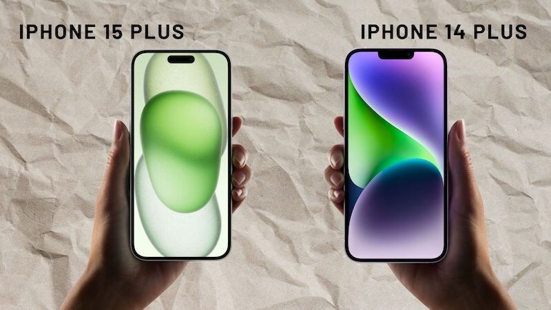 so sánh iPhone 14 Plus và 15 Plus