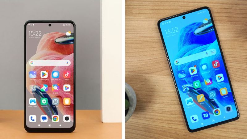 so sánh redmi note 12 và redmi note 12 pro