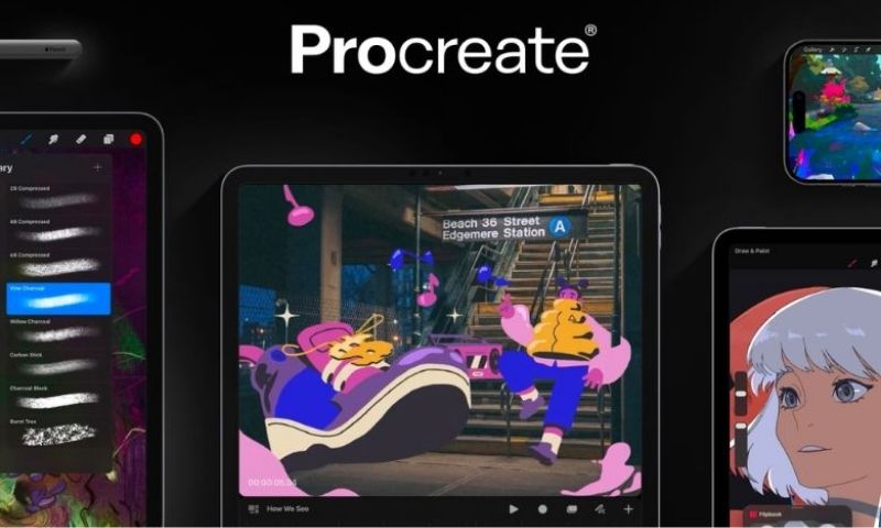 Procreate là một ứng dụng được nhiều designer sử dụng trên iPad
