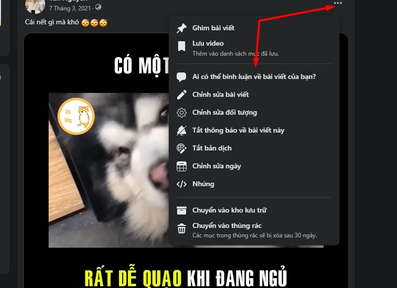 Giới hạn comment trên facebook