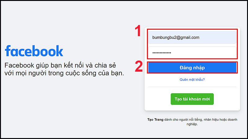Facebook tự đăng xuất trên điện thoại