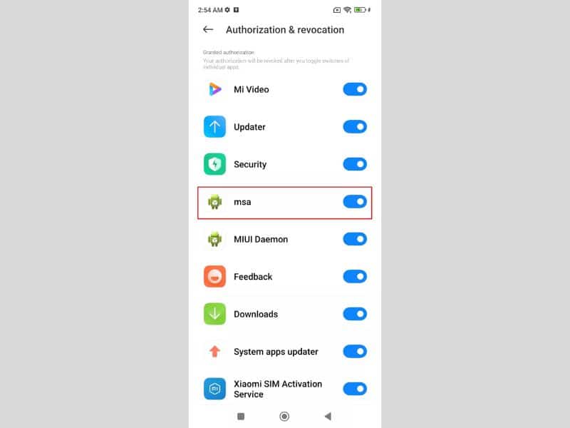 Vô hiệu hóa MSA (MIUI System Ads)