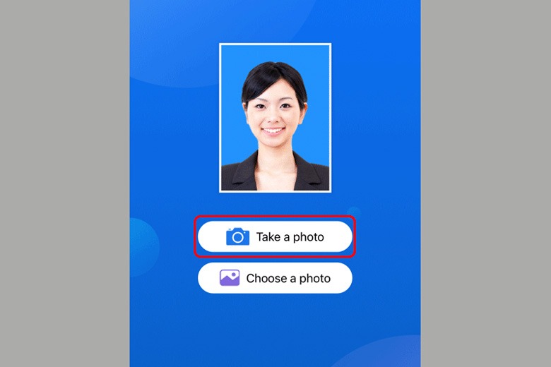 Mở ứng dụng ID Photo