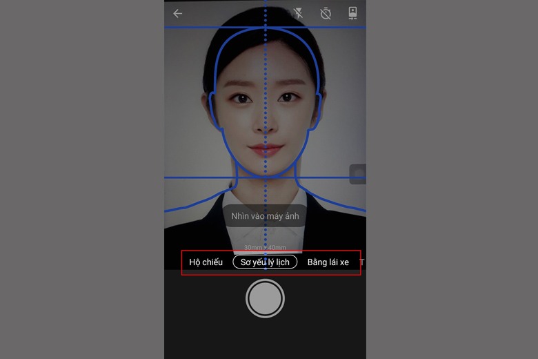 Chụp ảnh 3x4 bằng Android