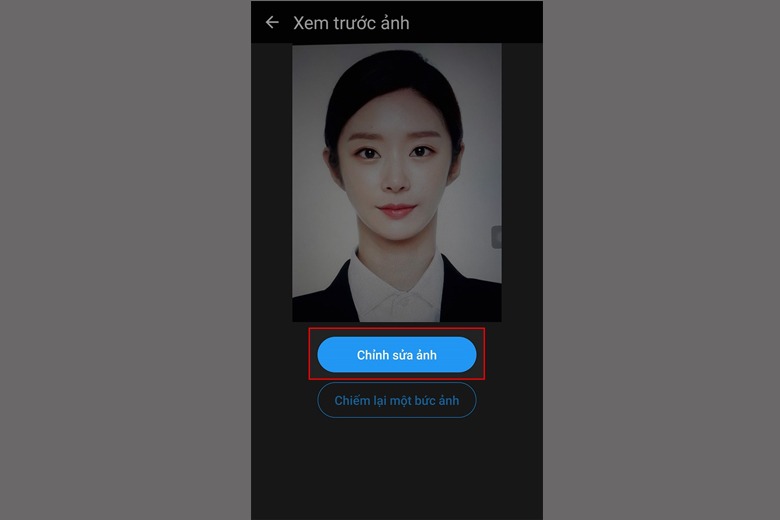 Chụp ảnh 3x4 bằng Android