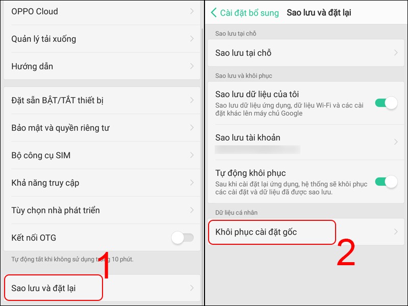 Cách khởi động lại Oppo không cần nút nguồn