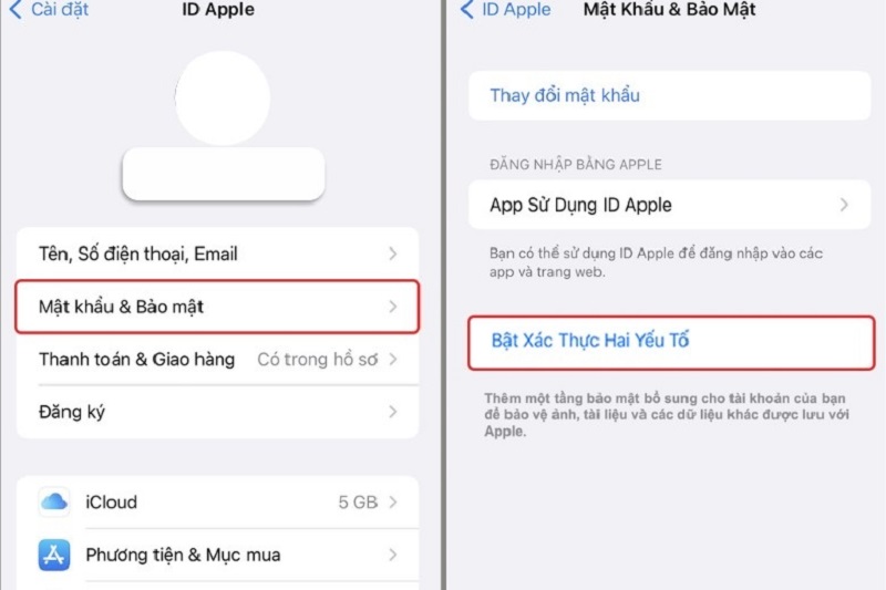 Chọn lấy mã xác nhận dựa vào ID Apple
