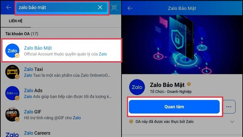 Cách xác thực tài khoản Zalo bằng CCCD