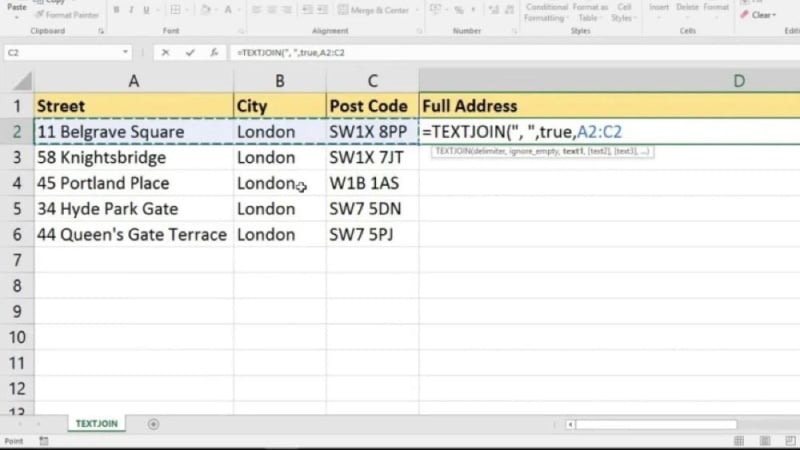 cách xuống dòng trong 1 ô Excel trên Macbook