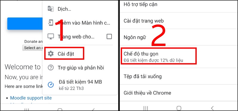 Bật chế độ tiết kiệm dữ liệu (Lite mode) trên Chrome