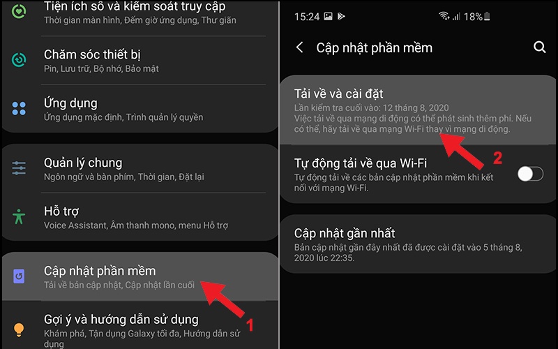 Cập nhật phần mềm thường xuyên