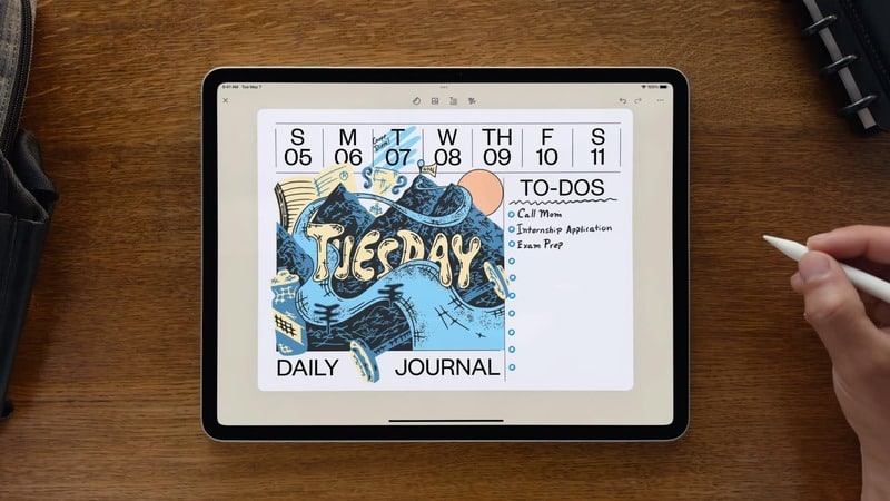 thiết kế ipad air 6