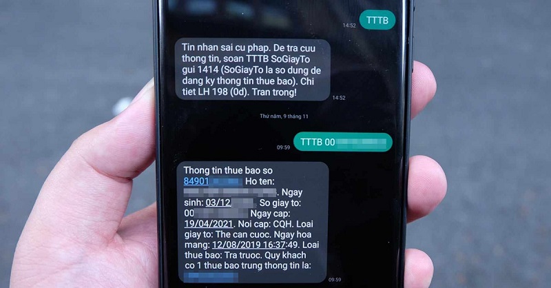 cách kiểm tra sim chính chủ viettel