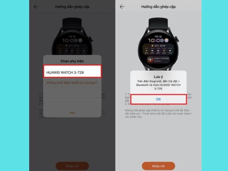 Cách kết nối đồng hồ Huawei với iPhone