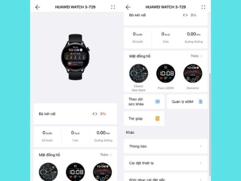 kết nối thành công đồng hồ Huawei